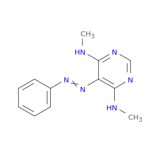 4,6-Pyrimidinediamine, N,N'-dimethyl-5-(phenylazo)-