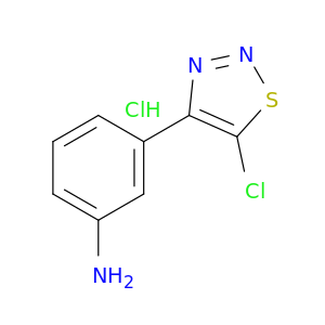 3-(5-Chloro-1,2,3-thiadiazol-4-yl)aniline hydrochloride