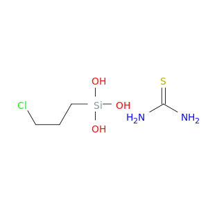 硅烷化学,1-(3-氯丙基)-,CPOMD。用硫脲(1：1)