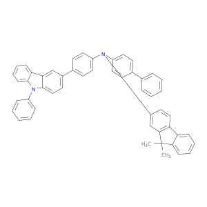 N-[1,1'-联苯]-4-基-9,9-二甲基-N-[4-(9-苯基-9H-咔唑-3-基)苯基]-9H-芴-2-胺