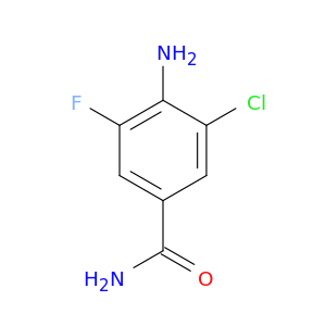 4-Amino-3-chloro-5-fluorobenzamide
