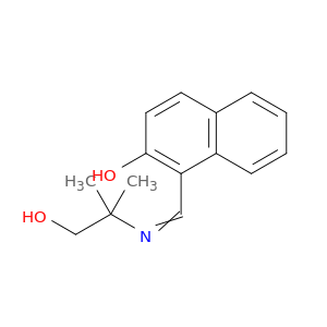 2-Naphthalenol, 1-[[(2-hydroxy-1,1-dimethylethyl)imino]methyl]-