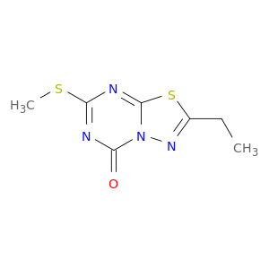 8-ethyl-4-methylsulfanyl-7-thia-1,3,5,9-tetrazabicyclo[4.3.0]nona-3,5,8-trien-2-one