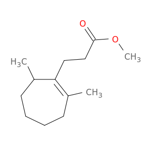 1-Cycloheptene-1-propanoic acid, 2,7-dimethyl-, methyl ester