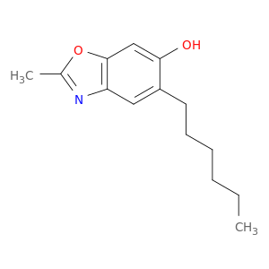6-Benzoxazolol, 5-hexyl-2-methyl-