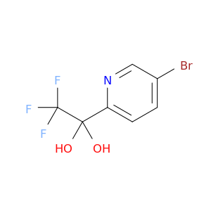 1,1-Ethanediol, 1-(5-bromo-2-pyridinyl)-2,2,2-trifluoro-