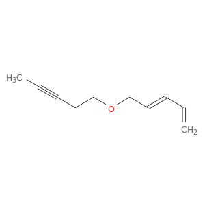 1,3-Pentadiene, 5-(3-pentynyloxy)-, (3E)-