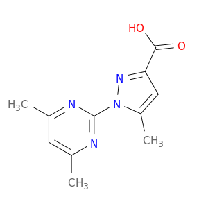 1-(4,6-Dimethylpyrimidin-2-yl)-5-methyl-1H-pyrazole-3-carboxylic acid