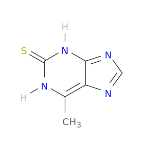 2H-Purine-2-thione,1,3-dihydro-6-methyl-
