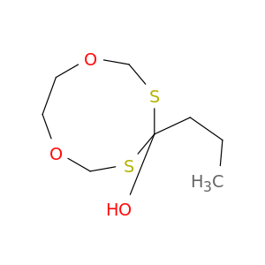 1,7,3,5-Dioxadithionan-4-ol, 4-propyl-