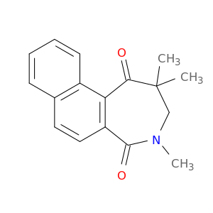 1H-Naphth[2,1-c]azepine-1,5(2H)-dione, 3,4-dihydro-2,2,4-trimethyl-