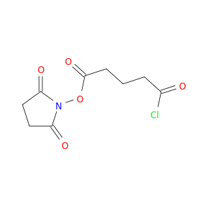 Pentanoyl chloride, 5-[(2,5-dioxo-1-pyrrolidinyl)oxy]-5-oxo-