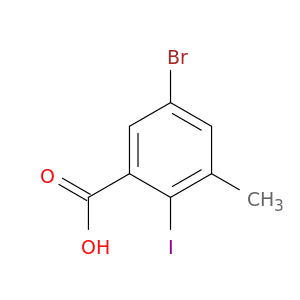 5-Bromo-2-iodo-3-methylbenzoic acid