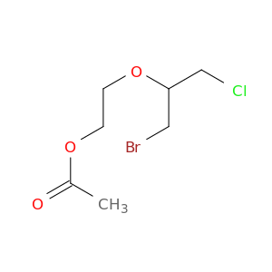2-[(1-bromo-3-chloropropan-2-yl)oxy]ethyl acetate