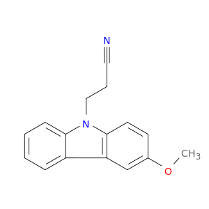 9H-Carbazole-9-propanenitrile, 3-methoxy-