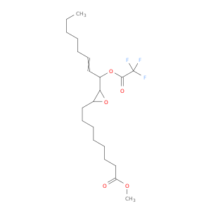 Oxiraneoctanoic acid, 3-[1-[(trifluoroacetyl)oxy]-2-octenyl]-, methyl ester