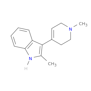 1H-Indole, 2-methyl-3-(1,2,3,6-tetrahydro-1-methyl-4-pyridinyl)-