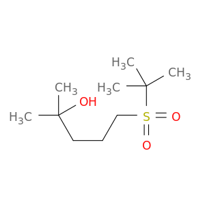 2-Pentanol, 5-[(1,1-dimethylethyl)sulfonyl]-2-methyl-