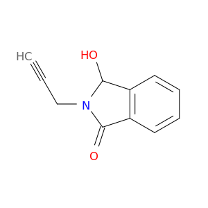 1H-Isoindol-1-one, 2,3-dihydro-3-hydroxy-2-(2-propynyl)-