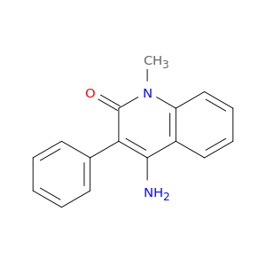 2(1H)-Quinolinone, 4-amino-1-methyl-3-phenyl-
