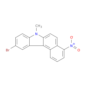 7H-Benzo[c]carbazole, 10-bromo-7-methyl-4-nitro-