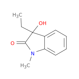 2H-Indol-2-one, 3-ethyl-1,3-dihydro-3-hydroxy-1-methyl-