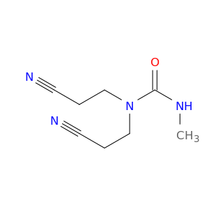 1,1-bis(2-cyanoethyl)-3-methyl-urea