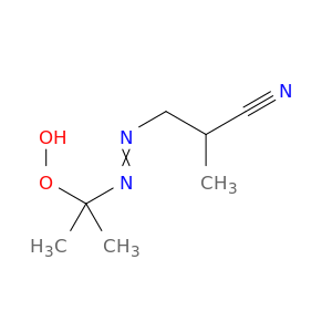 Propanenitrile, 3-[(1-hydroperoxy-1-methylethyl)azo]-2-methyl-