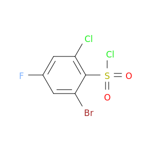 2-Bromo-6-chloro-4-fluorobenzene-1-sulfonyl Chloride