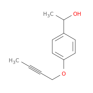 1-[4-(but-2-yn-1-yloxy)phenyl]ethan-1-ol