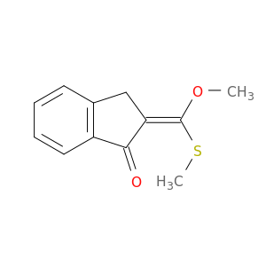 (Z)-2,3-二氢-2-[甲氧基(甲巯基)亚甲基]-1-茚酮