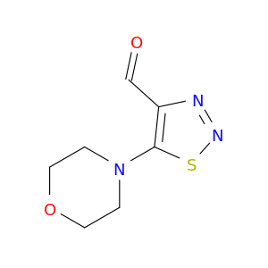 1,2,3-Thiadiazole-4-carboxaldehyde, 5-(4-morpholinyl)-