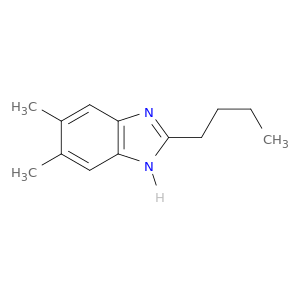 1H-Benzimidazole, 2-butyl-5,6-dimethyl-