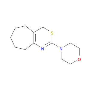 Cyclohepta[d][1,3]thiazine, 4,5,6,7,8,9-hexahydro-2-(4-morpholinyl)-