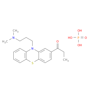 1-丙酮,1-[10-[3-(二甲基氨基)丙基]-10h-吩噻嗪-2-基]-,磷酸盐(1：1)