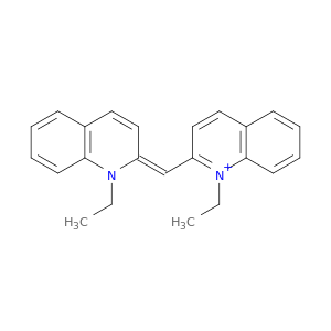 Quinolinium, 1-ethyl-2-[(1E)-(1-ethyl-2(1H)-quinolinylidene)methyl]-