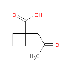 1-(2-Oxopropyl)cyclobutane-1-carboxylic acid