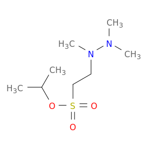 Ethanesulfonic acid, 2-(trimethylhydrazino)-, 1-methylethyl ester