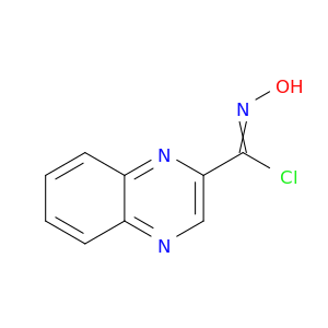 2-Quinoxalinecarboximidoyl chloride, N-hydroxy-