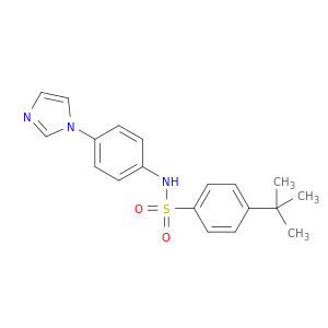 4-(1,1-二甲基乙基)-N-(4-(1H-咪唑-1-基)苯基)苯磺酰胺