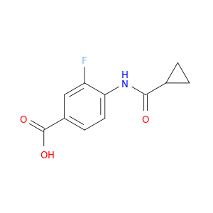 3-氟-4-(环丙甲酰氨基)苯甲酸