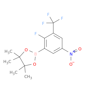 2-Fluoro-5-nitro-3-(trifluoromethyl)phenylboronic acid, pinacol ester