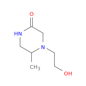 4-(2-HYDROXYETHYL)-5-METHYLPIPERAZIN-2-ONE