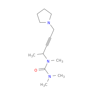 Urea, trimethyl[1-methyl-4-(1-pyrrolidinyl)-2-butynyl]-