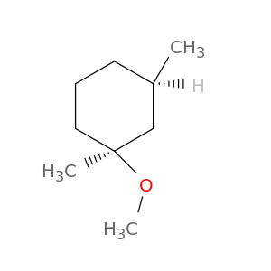 Cyclohexane, 1-methoxy-1,3-dimethyl-, (1S,3R)-