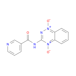 3-Pyridinecarboxamide, N-(1,4-dioxido-1,2,4-benzotriazin-3-yl)-