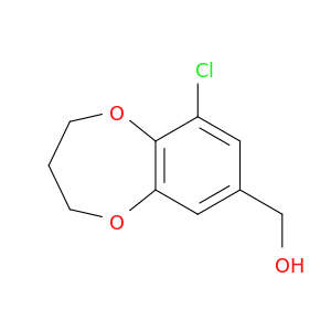 (9-chloro-3,4-dihydro-2H-1,5-benzodioxepin-7-yl)methanol