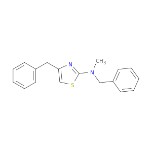 2-Thiazolamine, N-methyl-N,4-bis(phenylmethyl)-