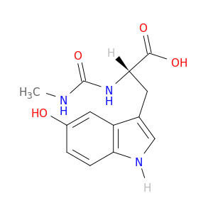 L-Tryptophan, 5-hydroxy-N-[(methylamino)carbonyl]-