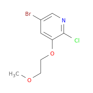 5-Bromo-2-chloro-3-(2-methoxyethoxy)pyridine